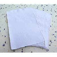 Papel de acuarela hecho a mano- A4- 10 hojas- textura rugosa- color blanco- 225 g-m²- algodón (AR224)